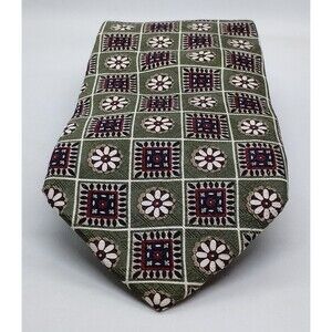 Brooks Brothers Silk BFS Necktie. Multicolor Floral Men's Tie  59" x 3 5/8"